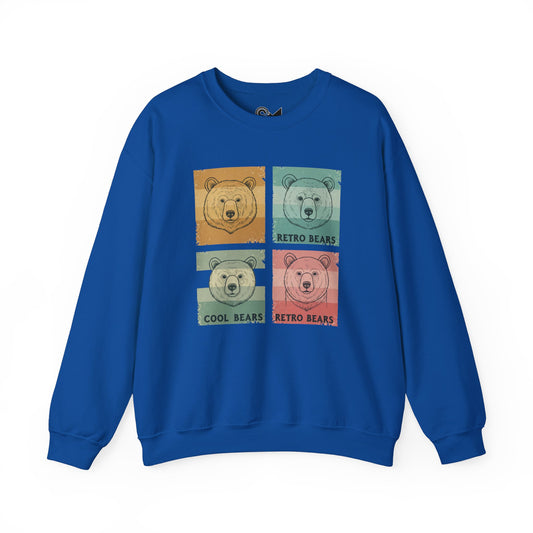 Crewneck Sweatshirt - Retro bears - Stylemz