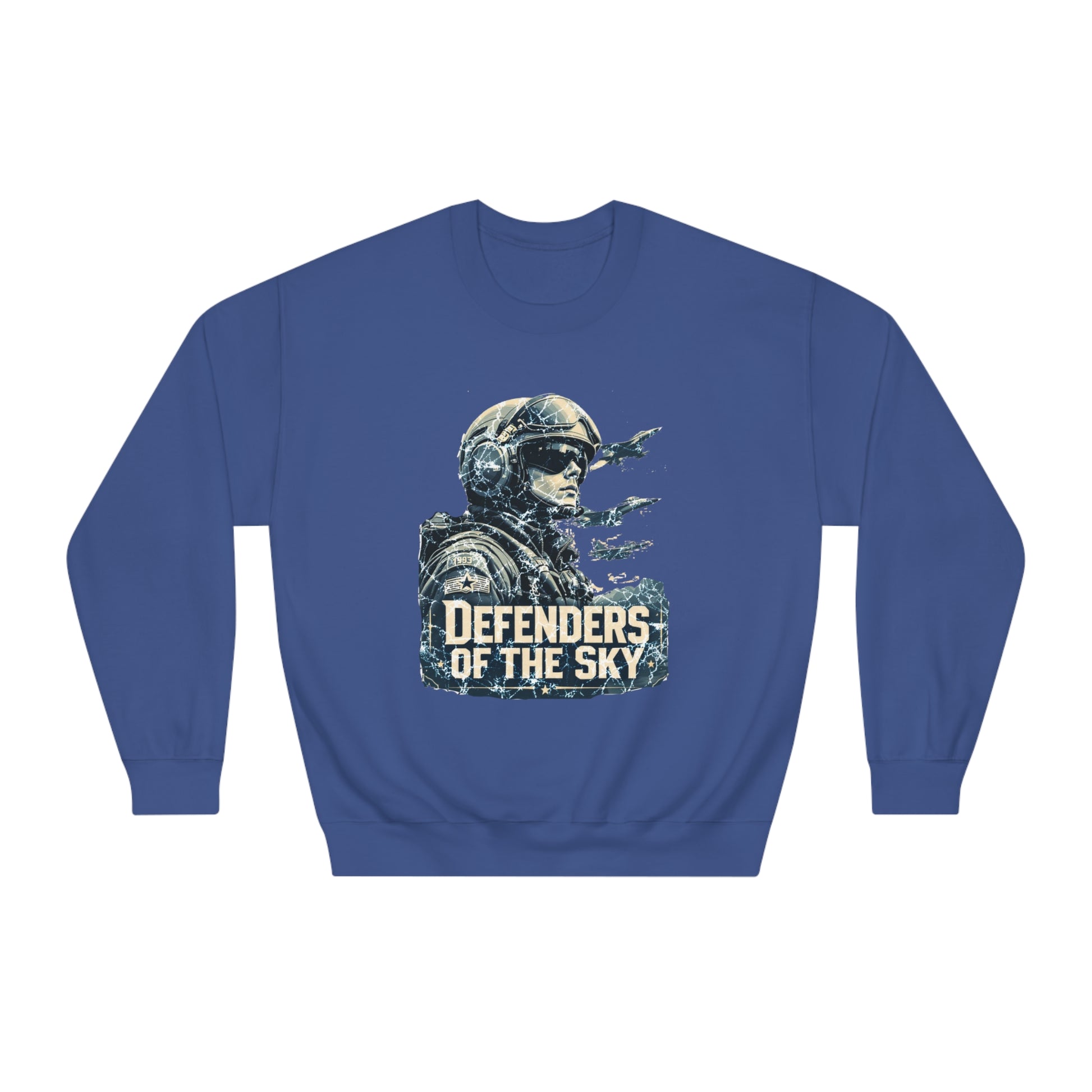 Defenders of the Sky Unisex DryBlend® Crewneck Sweatshirt - StyleMZ-Stylemz