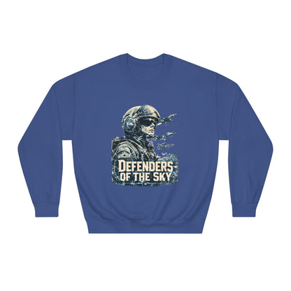 Defenders of the Sky Unisex DryBlend® Crewneck Sweatshirt - StyleMZ-Stylemz