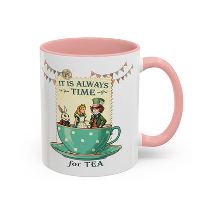 It is always time for tea Accent Coffee Mug (11, 15oz) - StyleMZ