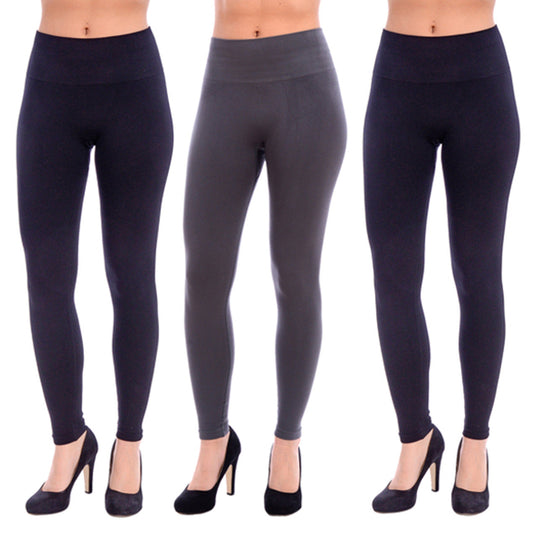 Leggings 3 Pack With Hi-Waistband For Maximum Comfort