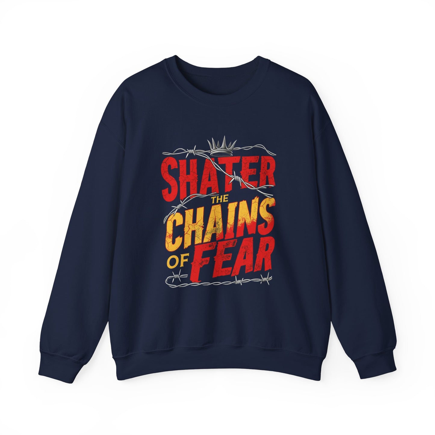 Shater chains of fear Unisex Heavy Blend™ Crewneck Sweatshirt - StyleMZ