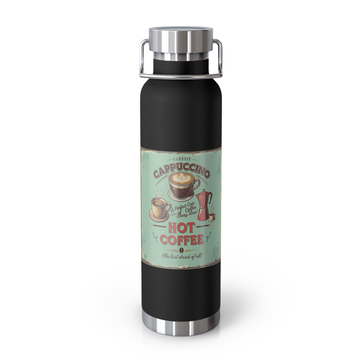 Korea -  Hot coffee Copper Vacuum Insulated Bottle, 22oz  - StyleMZ