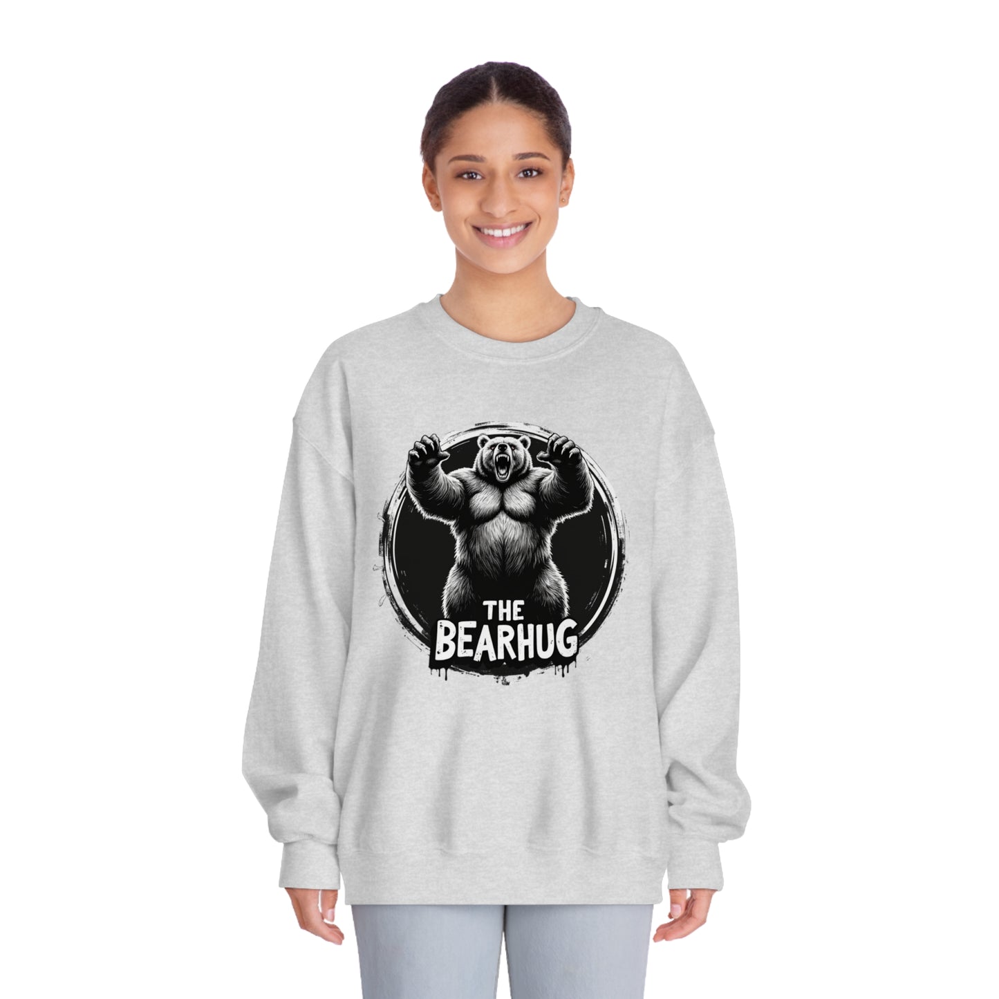 Korea - The BearHUG Unisex DryBlend® Crewneck Sweatshirt - StyleMZ - Stylemz