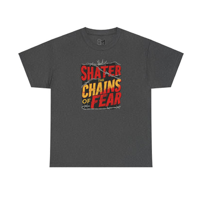 Shater chains of fear Unisex Heavy Cotton Tee - StyleMZ