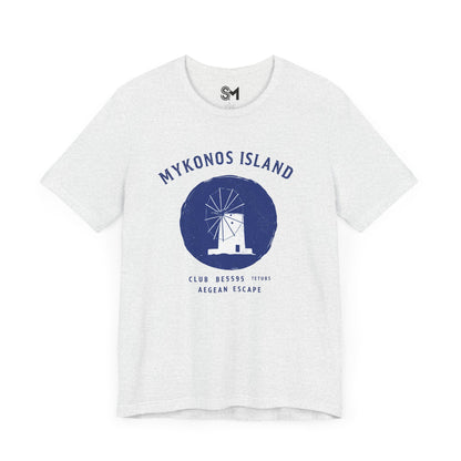 Mykonos Island Unisex Jersey Short Sleeve Tee