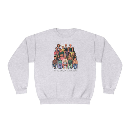 Definitely not my family photo Unisex NuBlend® Crewneck Sweatshirt - Korea - StyleMZ - Stylemz