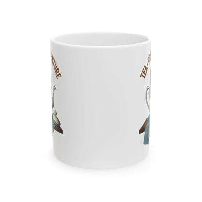 Tea-riffic adventure Ceramic Mug, (11oz, 15oz) - StyleMZ - Stylemz