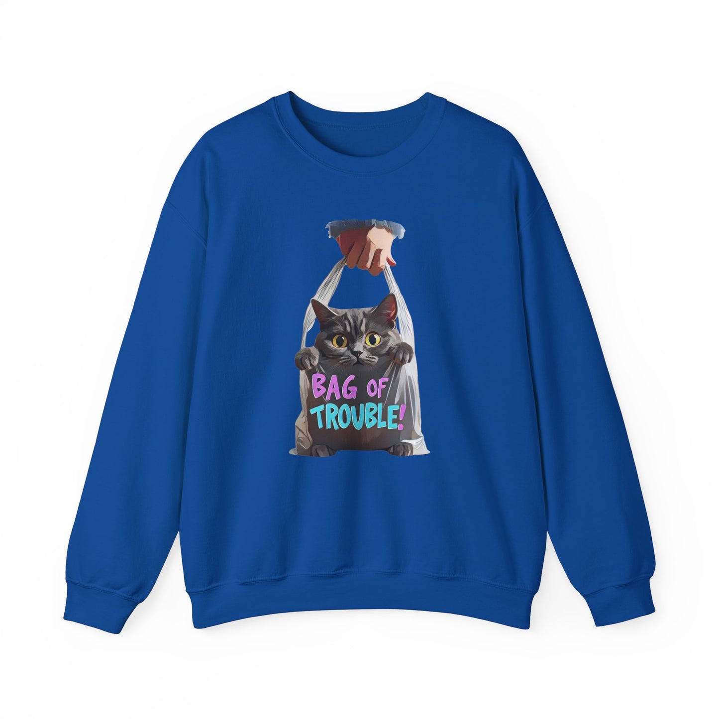 Bag of trouble Unisex Heavy Blend™ Crewneck Sweatshirt - StyleMZ - Stylemz