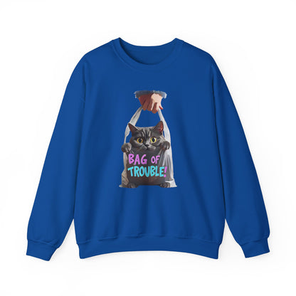 Bag of trouble Unisex Heavy Blend™ Crewneck Sweatshirt - StyleMZ