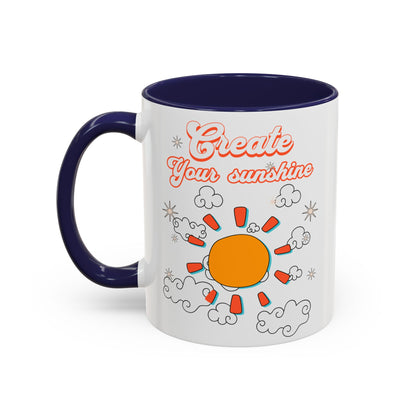 Create your sunshine Accent Coffee Mug (11, 15oz) - StyleMZ