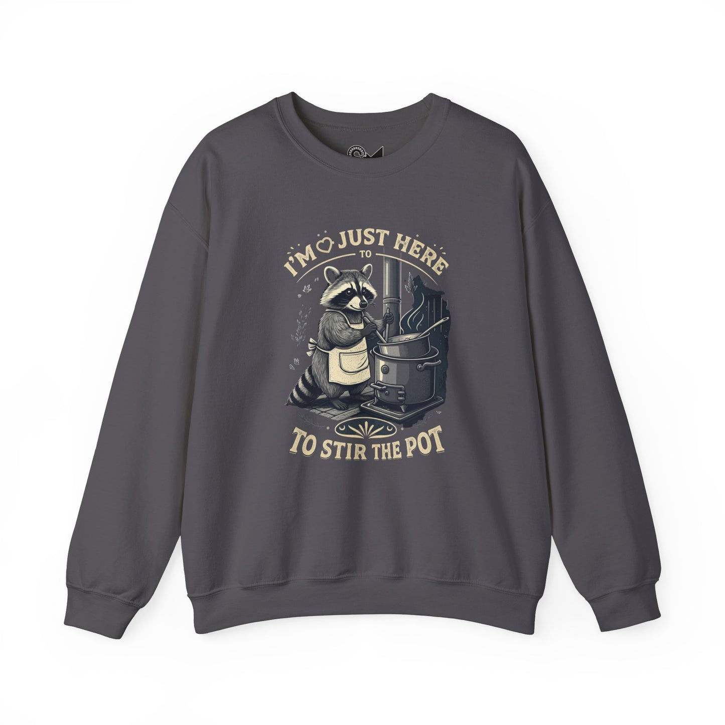 I am just here Unisex Heavy Blend™ Crewneck Sweatshirt - StyleMZ