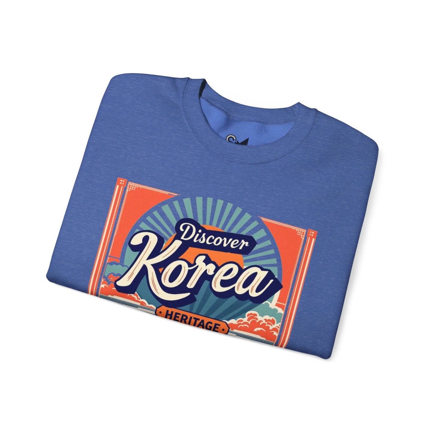 Discover Korea heritage Unisex Heavy Blend™ Crewneck Sweatshirt - StyleMZ