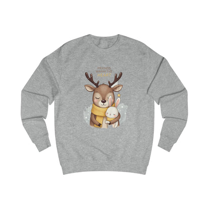 Friends Warm the Heart Unisex Sweatshirt - StyleMZ