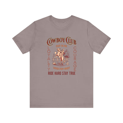 Cowboy club Unisex Jersey Short Sleeve Tee