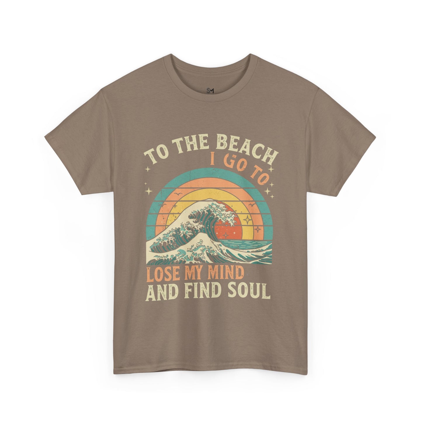 To the beach Unisex Heavy Cotton Tee