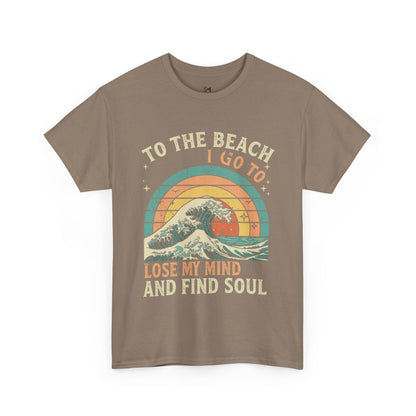 To the beach Unisex Heavy Cotton Tee