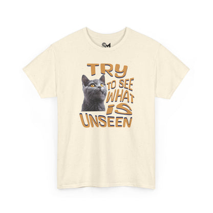 See what is unseen Unisex Heavy Cotton Tee - StyleMZ