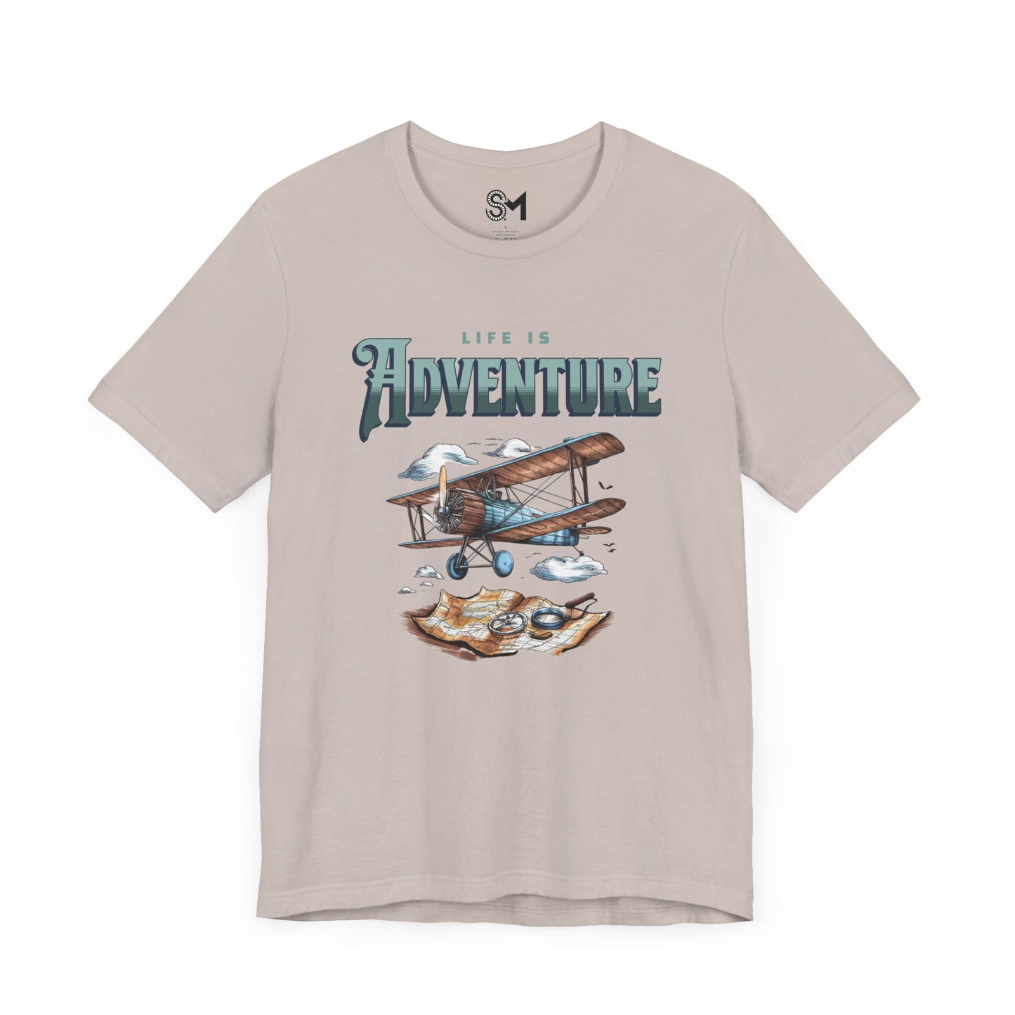 Life is adventure Unisex Jersey Short Sleeve Tee - Stylemz