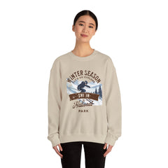 Ski in the national park Unisex Heavy Blend™ Crewneck Sweatshirt - StyleMZ