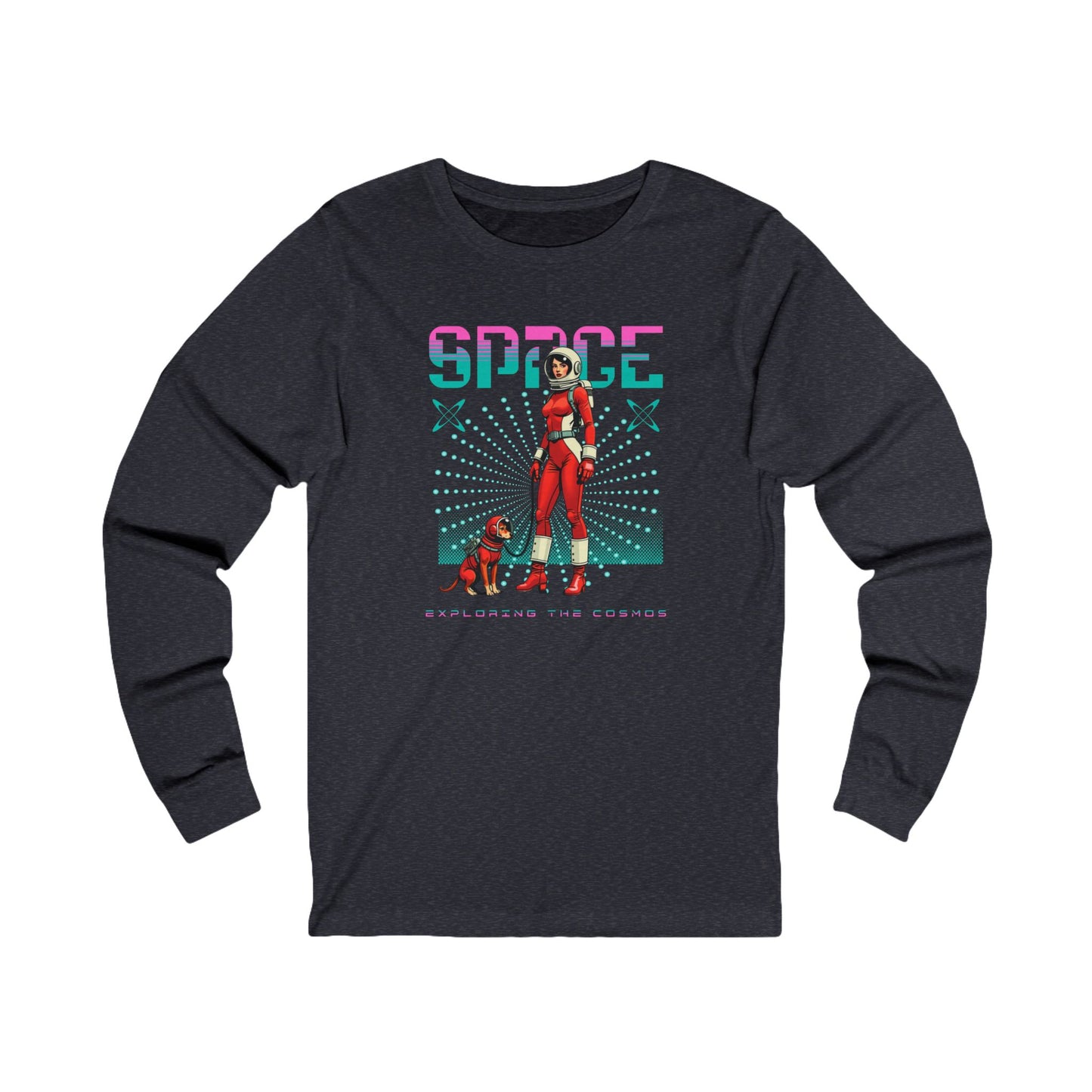 Korea -  Space Unisex Jersey Long Sleeve Tee  - StyleMZ