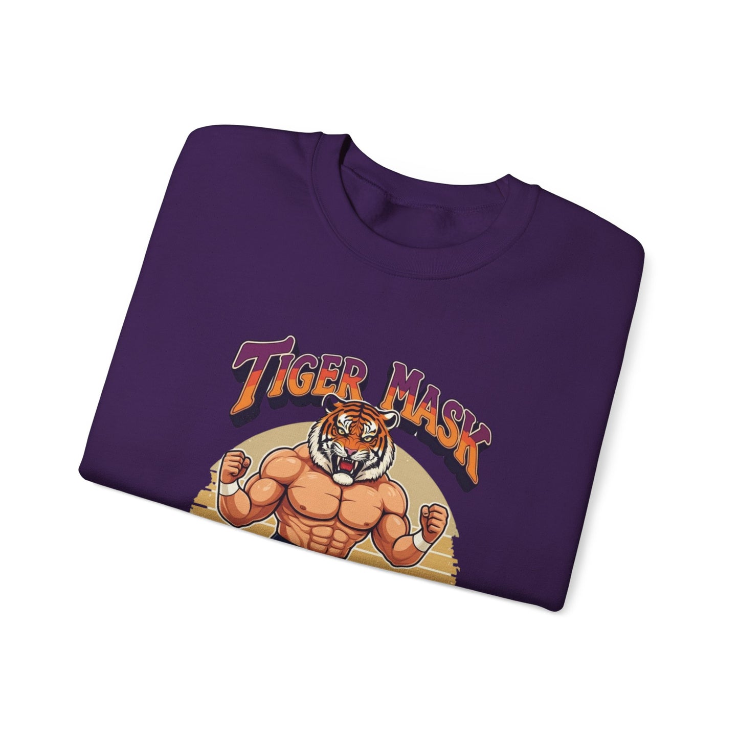 Tiger Mask Unisex Heavy Blend™ Crewneck Sweatshirt - StyleMZ