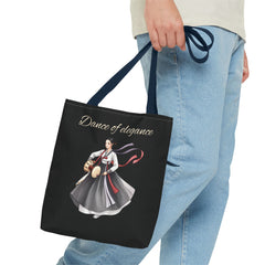 Elegance in dance Tote Bag (AOP)  - StyleMZ