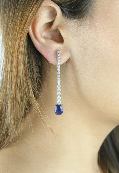 Cruise Marbella Earrings with 17 Zircon Stones