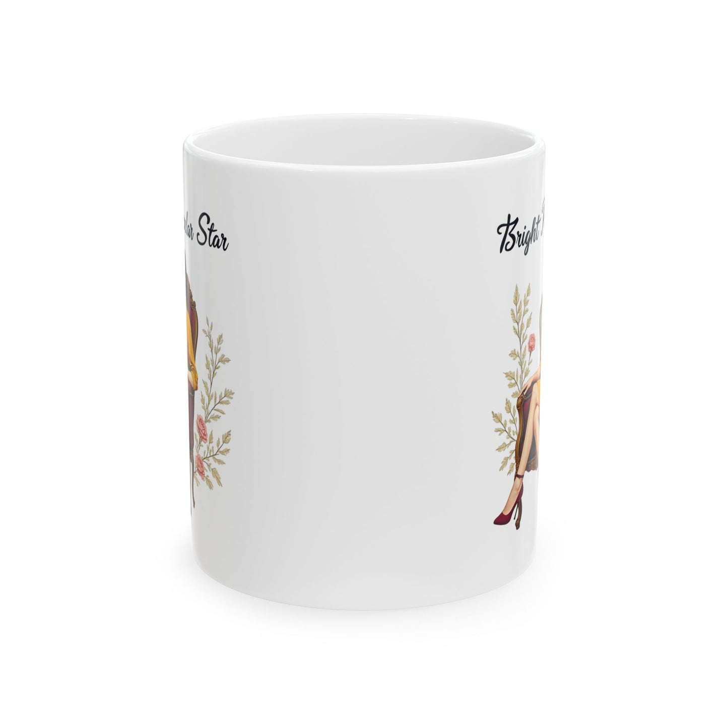 Bright Particular Star Ceramic Mug, (11oz, 15oz) - StyleMZ - Stylemz