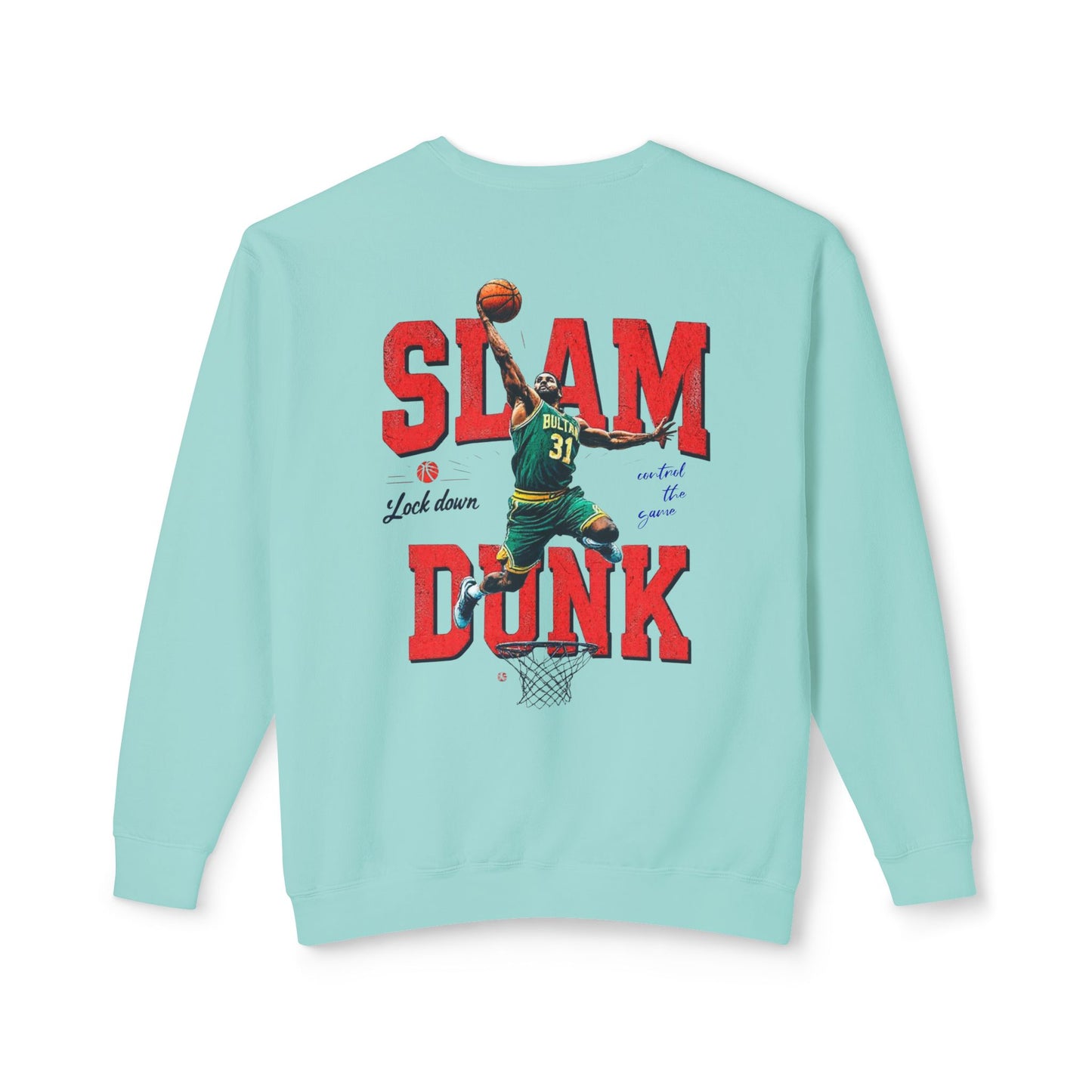 Slam Dunk Unisex Lightweight Crewneck Sweatshirt - StyleMZ