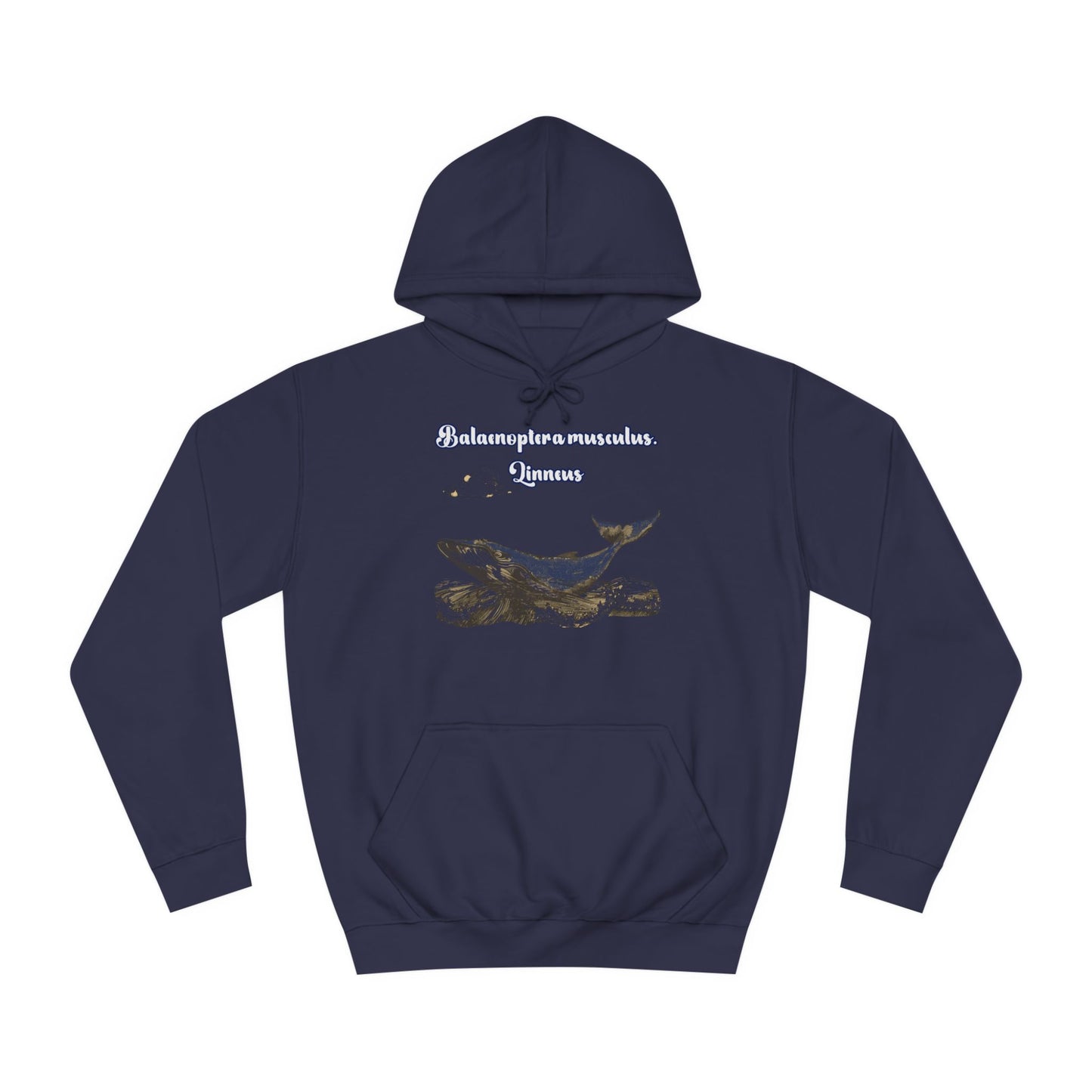 Korea -  Blue Whale Unisex College Hoodie  - StyleMZ