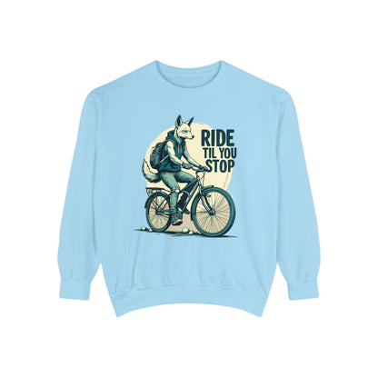 Corea - Sudadera unisex teñida en prenda Ride till you stop - StyleMZ 