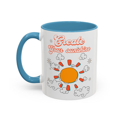 Create your sunshine Accent Coffee Mug (11, 15oz) - StyleMZ