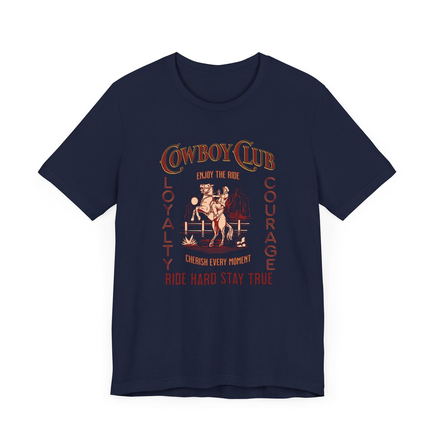 Cowboy club Unisex Jersey Short Sleeve Tee