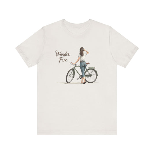 StyleMZ - Camiseta de manga corta unisex Wander Free - StyleMZ