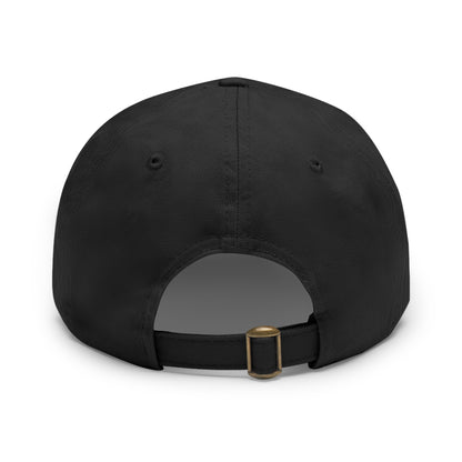 Korea -  Strong Power Hat with Leather Patch (Round)  - StyleMZ