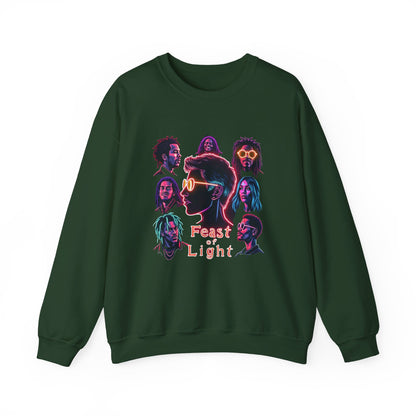 Korea -  Feast of light Unisex Heavy Blend™ Crewneck Sweatshirt  - StyleMZ