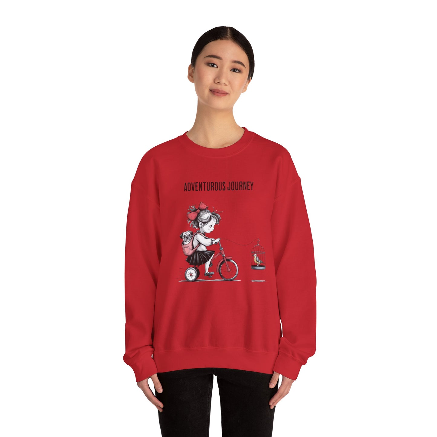 Adventurous Journey Unisex Heavy Blend™ Crewneck Sweatshirt - StyleMZ