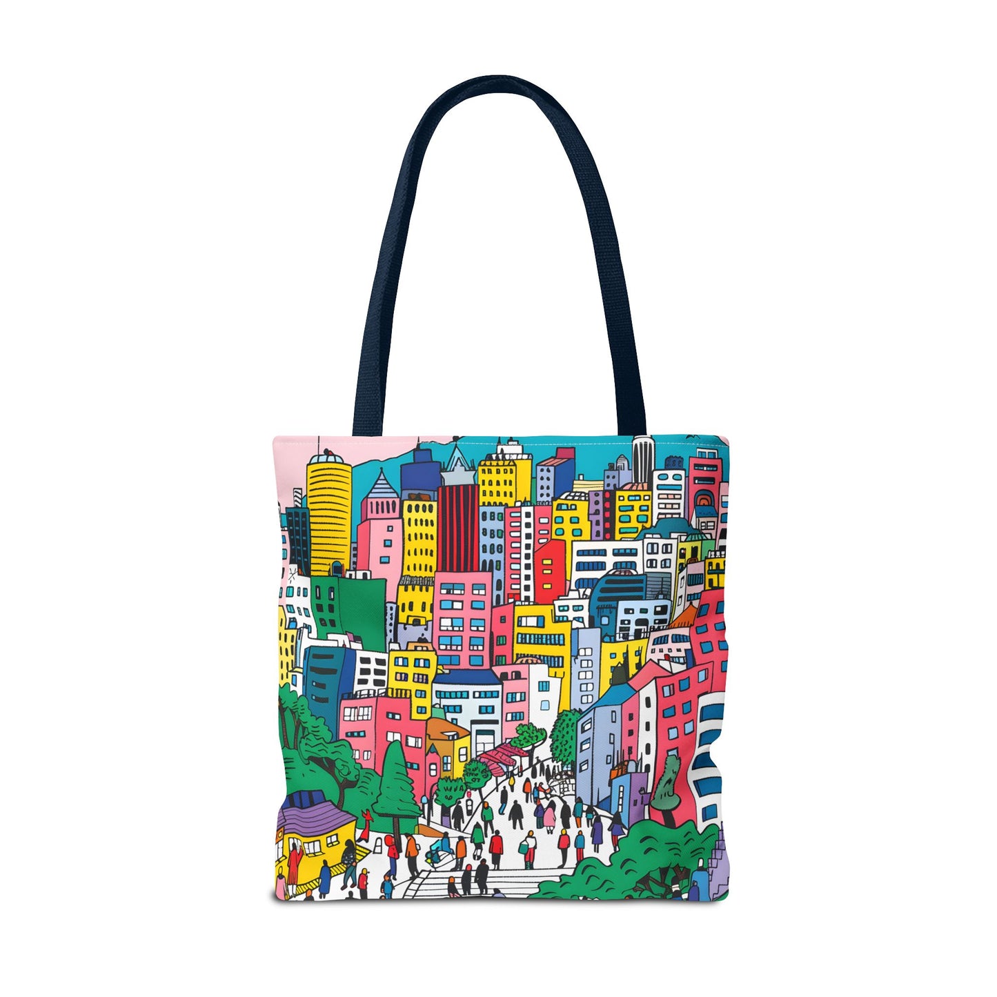 Seoul's hill neighborhoods Tote Bag (AOP) - StyleMZ