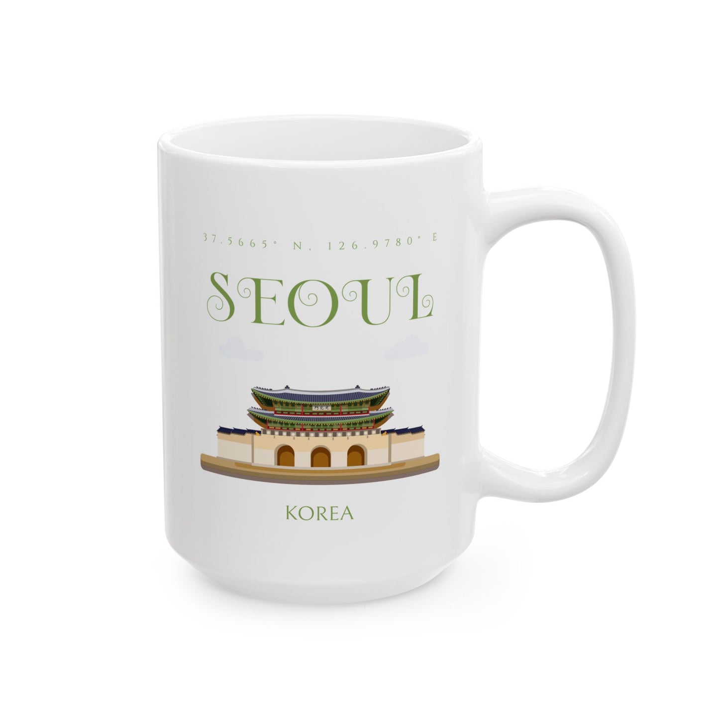 Seoul Ceramic Mug, (11oz, 15oz) - StyleMZ