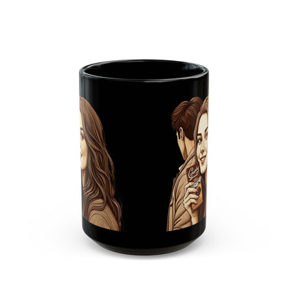 Chocolate Black Mug (11oz, 15oz) - StyleMZ