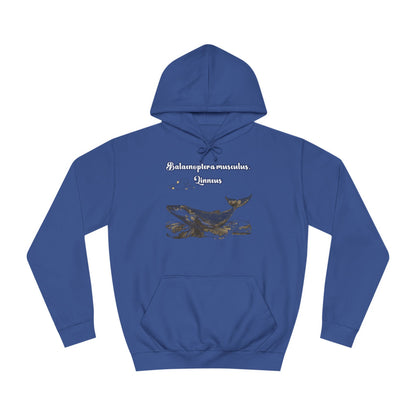 Korea -  Blue Whale Unisex College Hoodie  - StyleMZ