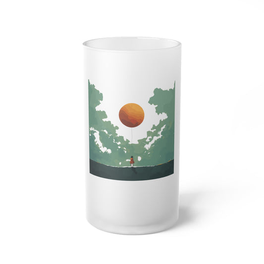 Korea -  Feeling small Frosted Glass Beer Mug  - StyleMZ