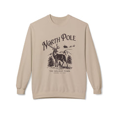 North pole Unisex Midweight Softstyle Fleece Crewneck Sweatshirt - StyleMZ