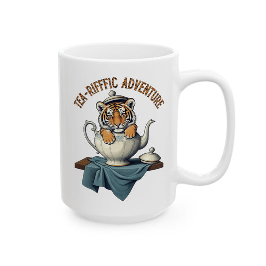 Taza de cerámica con temática de aventuras de Corea del Sur (11 oz, 15 oz) - StyleMZ 