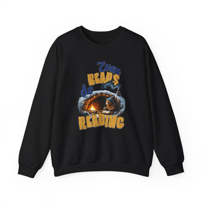 Even bears do reading Unisex Heavy Blend™ Crewneck Sweatshirt - StyleMZ