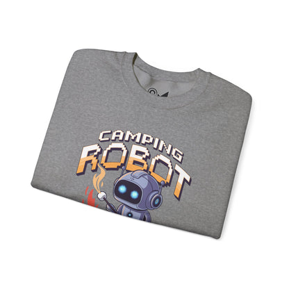 Camping robot Unisex Heavy Blend™ Crewneck Sweatshirt - StyleMZ