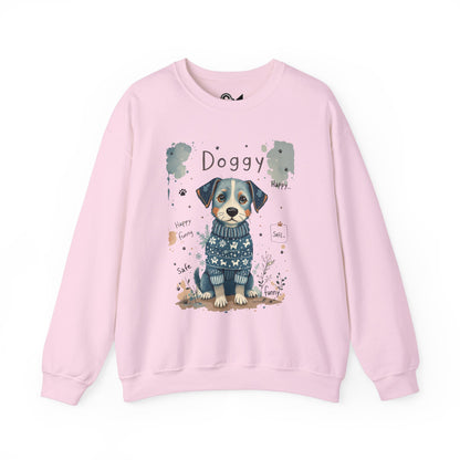 Doggy fun, safe Unisex Heavy Blend™ Crewneck Sweatshirt - StyleMZ