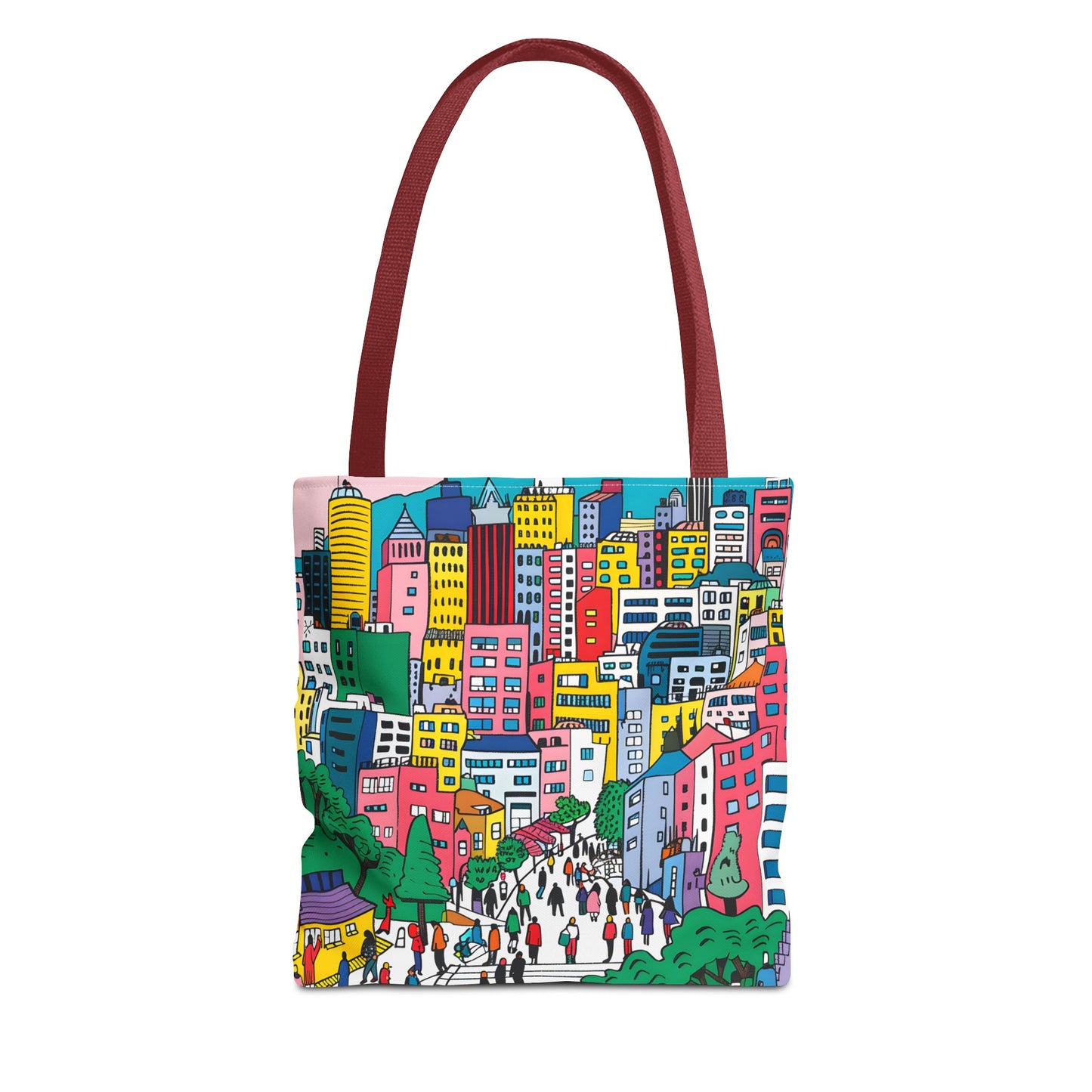 Seoul's hill neighborhoods Tote Bag (AOP) - StyleMZ