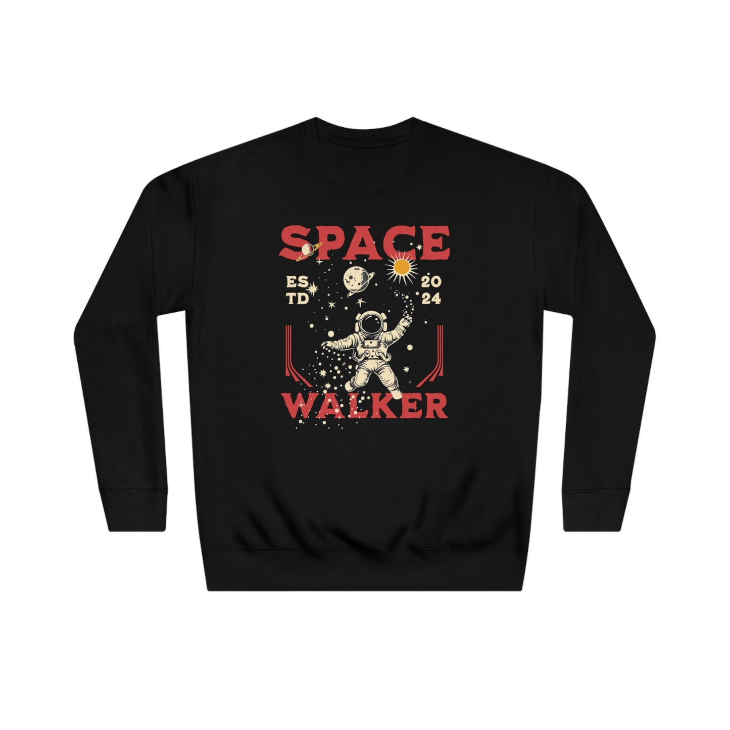 Korea -  Space Walker Unisex Crew Sweatshirt  - StyleMZ